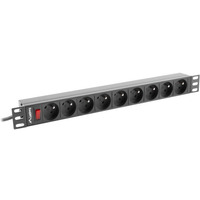 Listwa zasilająca rack PDU 19 cali 1U 16A 9X 230V PL 3m czarny