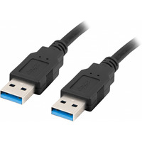 Kabel USB-A M/M 3.0 1.0m czarny
