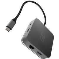 Hub USB-C GC 6w1 3xUSB 3.0, HDMI, RJ45 (Ethernet), USB-C PD