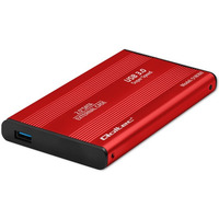 Obudowa na dysk HDD/SSD 2.5 cala SATA3 | USB 3.0 | Czerwona