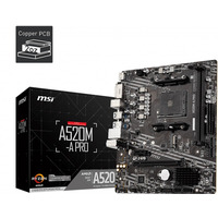 Pyta gwna A520M-A PRO AM4 2DDR4 DVI/HDMI USB 3.2 mATX