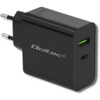 adowarka sieciowa | 45W | 5-20V | 2.25-3A | USB typ C PD | USB | Czarna