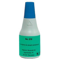 Tusz olejowy NORIS 210 metal niebieski 25ml do stempli metalowych NO210NI