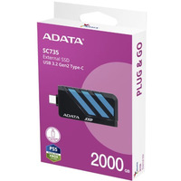 Dysk SSD External SC735 2TB U3.2C 1000/1000MB/s Blue