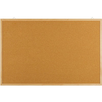 Tablica korkowa BASIC, 90x60cm, rama drewniana