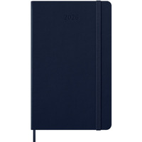 Kalendarz dzienny MOLESKINE 2026, 12M, L, twarda oprawa, 13x21cm, sapphire blue