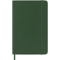Kalendarz dzienny MOLESKINE 2026, 12M, P, mikka oprawa, 9x14cm, myrtle green