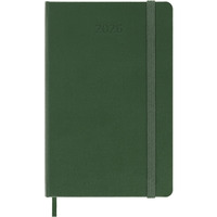 Kalendarz dzienny MOLESKINE 2026, 12M, P, twarda oprawa, 9x14cm, myrtle green