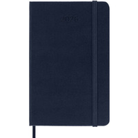 Kalendarz dzienny MOLESKINE 2026, 12M, P, twarda oprawa, 9x14cm, sapphire blue