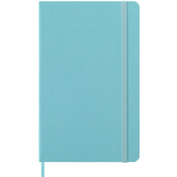 Kalendarz tygodniowy MOLESKINE 2025/26, 18M, L, twarda oprawa, 13x21cm, aquamarine