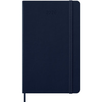 Kalendarz tygodniowy MOLESKINE 2026, 12M, L, twarda oprawa, 13x21cm, sapphire blue