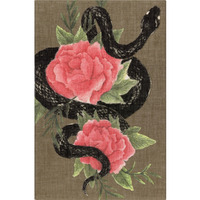 Notes MOLESKINE Snake Roses 2025, L, 13x21cm, w linie, w pudełku