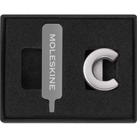 Przypinka MOLESKINE C, srebrna