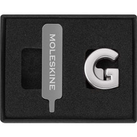 Przypinka MOLESKINE G, srebrna