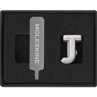 Przypinka MOLESKINE J, srebrna