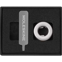 Przypinka MOLESKINE O, srebrna