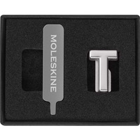 Przypinka MOLESKINE T, srebrna