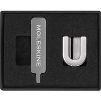 Przypinka MOLESKINE U, srebrna