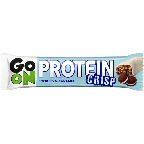 Baton proteinowy ciastko-karmel crisp Go On 50g SANTE