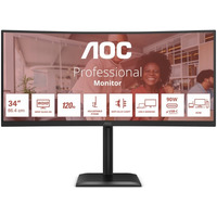 Monitor CU34E4CV 34 cale 120Hz Curved VA HDMIx2 DP RJ45 HAS Goniki