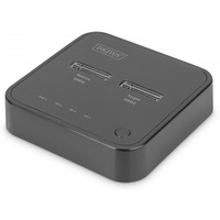 Podwjna stacja dokujca do dyskw SSD M.2 NVMe z funkcj klonowania offline, USB-C, Czarna