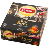 Herbata LIPTON EARL GREY 92 torebek czarna