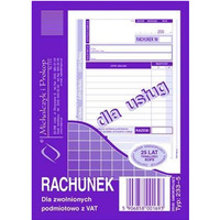 233-5 Rachunek A6 dla zwol.z VAT(usuga) MICHALCZYK i PROKOP