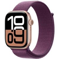 Watch Series 10 GPS + Cellular, koperta 46 mm z aluminium w kolorze rowego zota z opask sportow w kolorze dojrzaej liwki