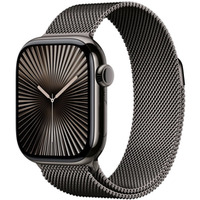 Watch Series 10 GPS + Cellular, koperta 42 mm z tytanu w kolorze upkowym z bransolet mediolask w kolorze upkowym