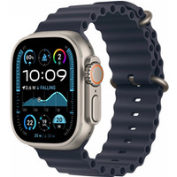 Watch Ultra 2 GPS + Cellular, koperta 49 mm z tytanu w kolorze naturalnym z paskiem Ocean w kolorze granatu