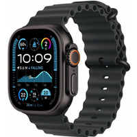 Watch Ultra 2 GPS + Cellular, koperta 49 mm z tytanu w kolorze czarnym z paskiem Ocean w kolorze czarnym