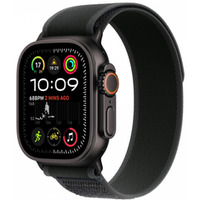 Watch Ultra 2 GPS + Cellular, koperta 49 mm z tytanu w kolorze czarnym z opask Trial M/L w kolorze czarnym