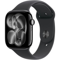 Watch Series 11 GPS + Cellular koperta 46 mm z aluminium w kolorze onyksu, pasek sportowy w kolorze czarnym - rozmiar S/M