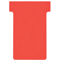 Karteczki T-Card Nobo, rozmiar 2, czerwone 100 szt. 2002003