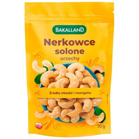 Orzechy nerkowca solone 70g BAKALLAND