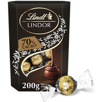 Pralinki LINDT LINDOR z gorzkiej czekolady z nadzieniem 200g