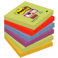 Bloczki3M POST-IT 76x76mm MARRAKESZ 6x90k Super Sticky 70005251270