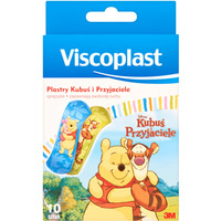 Plaster dla dzieci VISCOPLAST Kubuś i przyjaciele, 10szt