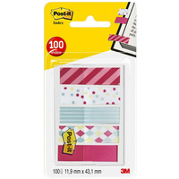 Zakładkiindeksujące POST-IT Mini (684-CAN5), PP, 11, 9x43, 2mm, 5x20 kart