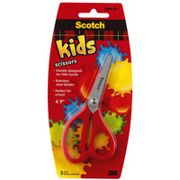 Nożyczki szkolne SCOTCH (1441B), 12cm, zaokrąglone, blister, mix kolorów