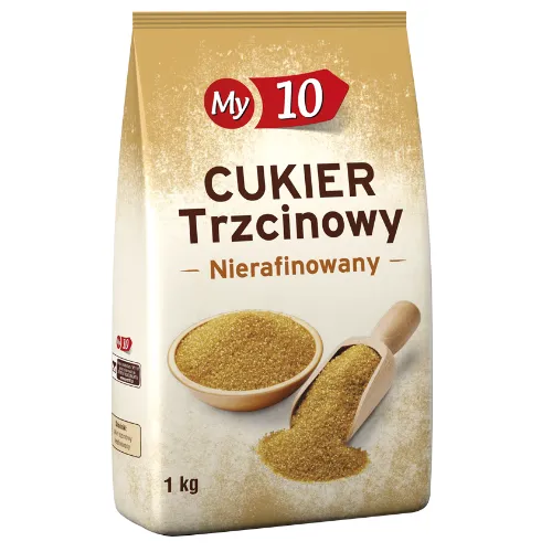 Cukier trzcinowy nierafinowany 1kg SANTE