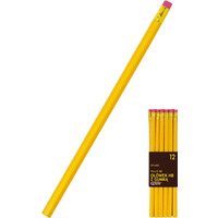 Ołówek z gumką 6602, żółty, 12 szt. FIORELLO 160-1764