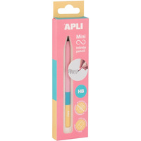 Ołówek wieczny APLI Infinite Tricolor, HB, 1 szt., pudełko kartonowe z zawieszką, różowy