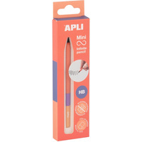 Ołówek wieczny APLI Infinite Tricolor, HB, 1 szt., pudełko kartonowe z zawieszką, pomarańczowy