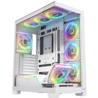 Obudowa PC VOLCANO STELLAR PLUS ARGB MIDI 8F Biała
