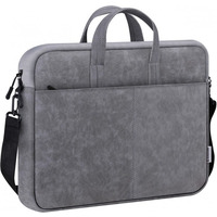 Torba SOLID LEATHER 15, 6 cala Szara