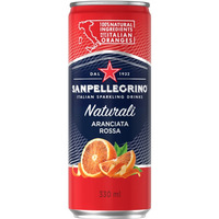 Aranciata Rossa SANPELLEGRINO, delikatny gaz, puszka, 0, 33l