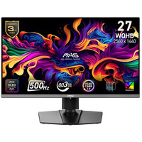 Monitor MAG 272QP QD-OLED X50/26.5 cala/QD-OLED/WQHD/Flat/500Hz/Black