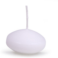 Świeca pływająca pastylka DONAU HOME, 48x28 mm, 12 szt., biała