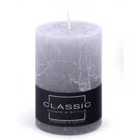 Świeca słupek rustykalna DONAU HOME, 70x100 mm, szara